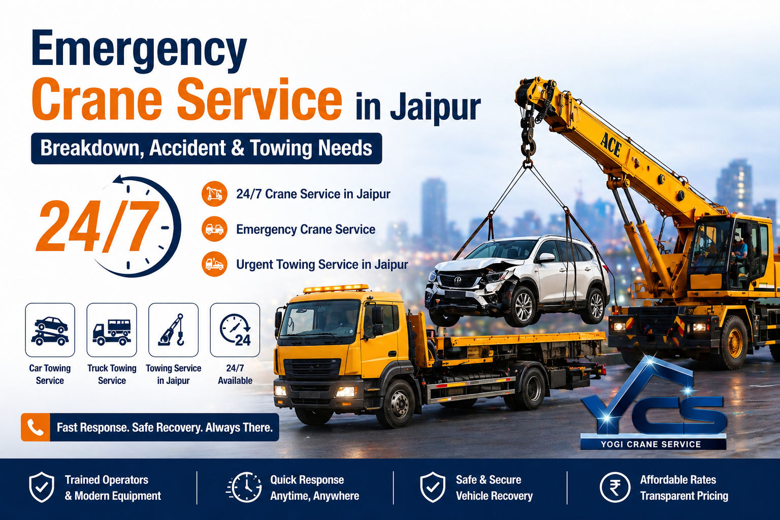 Emergency Crane Service in Jaipur