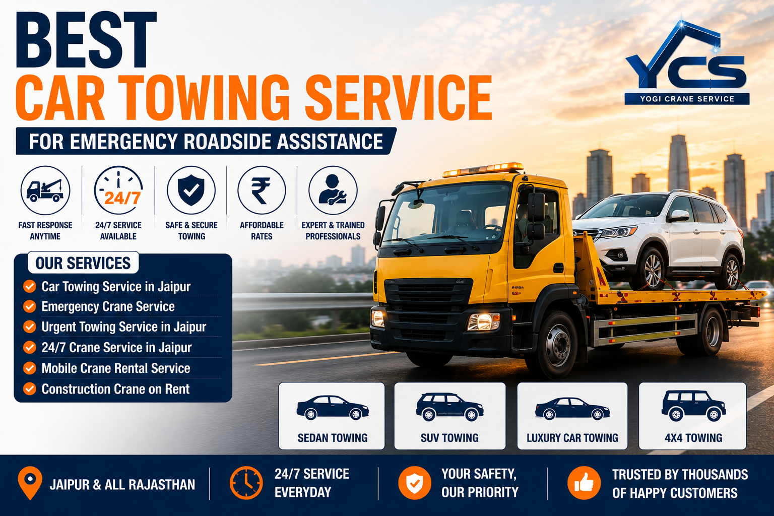 Best Car Towing Service for Emergency Roadside Assistance